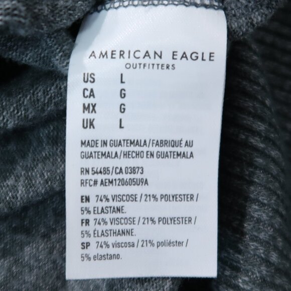 American Eagle Soft & Sexy Plush Tunic Dress Womens Knit Oversized Baggy Top L - Picture 10 of 12